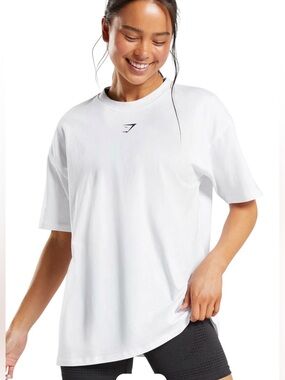 GYMSHARK Fraction OVERSIZED 💯 COTTON T-Shirt